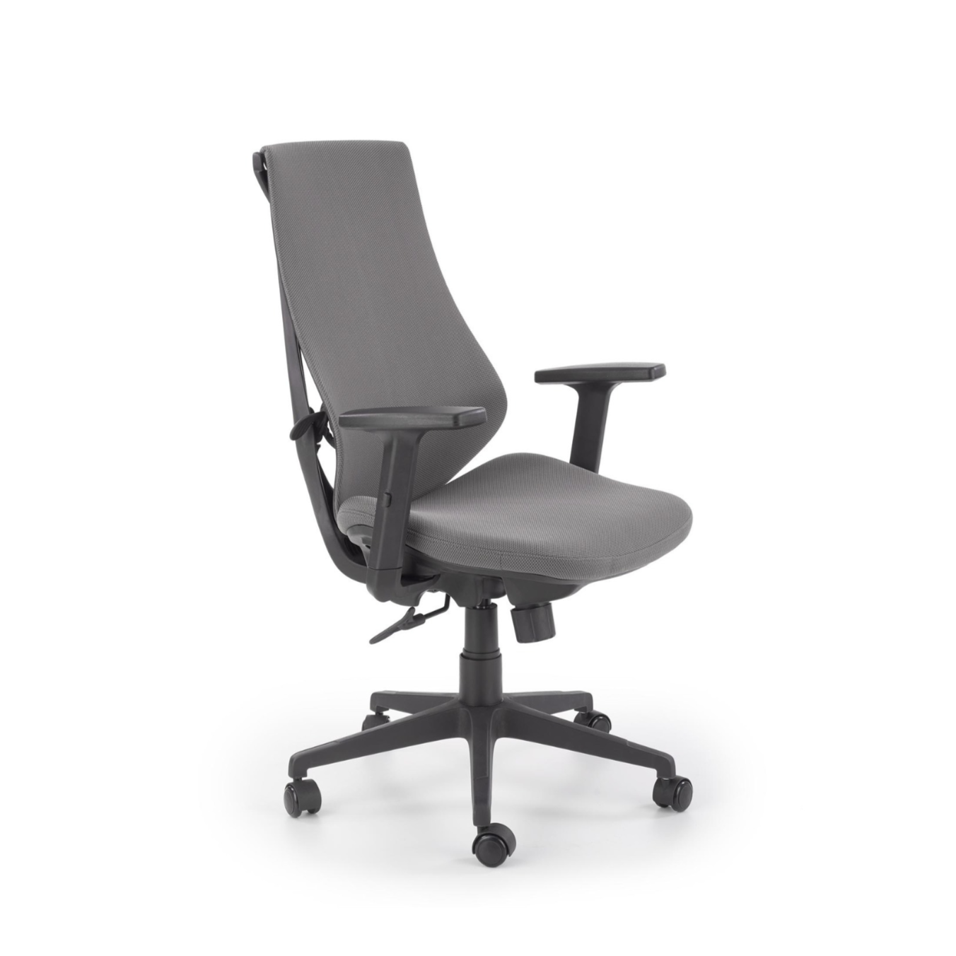 Krēsls Ruts 101-109/66/60/45-53 cm pelēks/melns - N1 Home