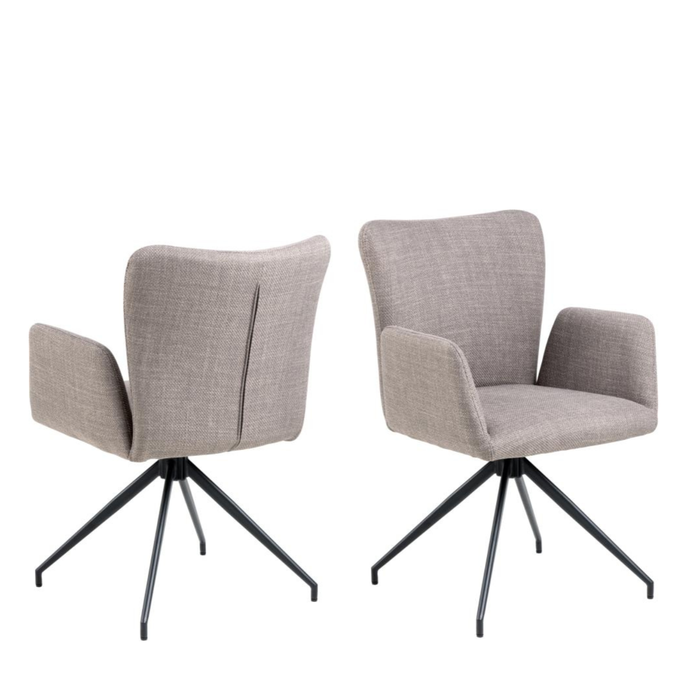 Krēsls Laus 57/61/86 cm gaiši pelēkbrūns - N1 Home