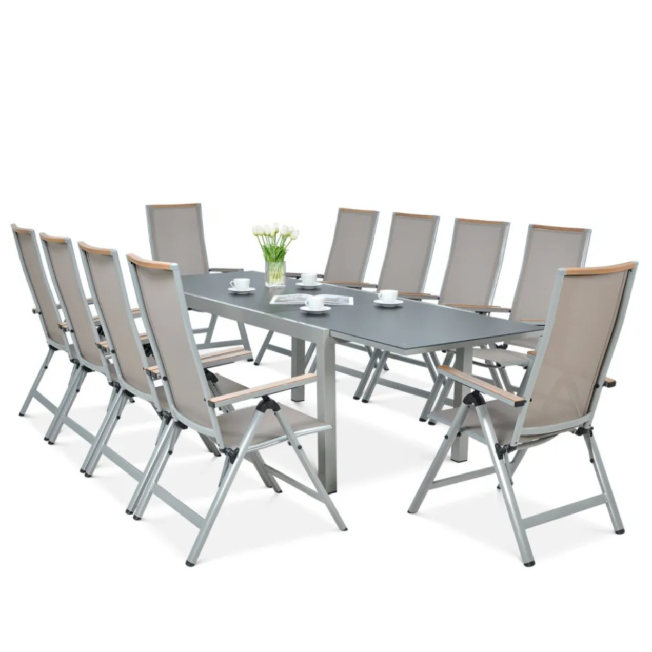 Dārza komplekts Brisbi taupe - N1 Home