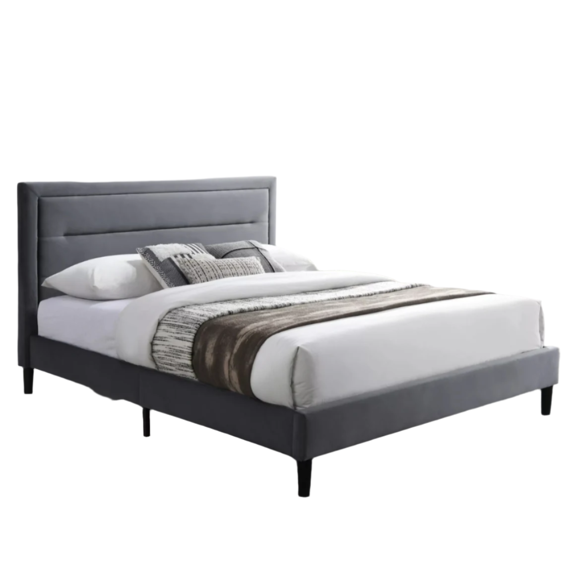 Gulta Malagi 140/160 x 200 cm pelēks - N1 Home