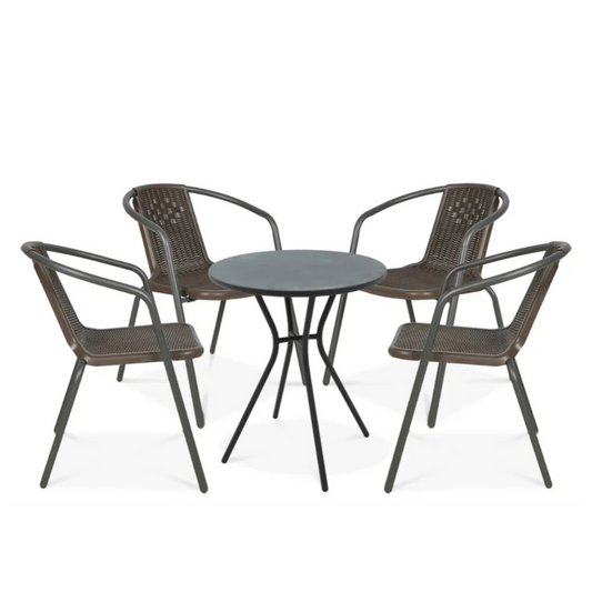 Balkona komplekts Simpy 4+ 1 brūns - N1 Home