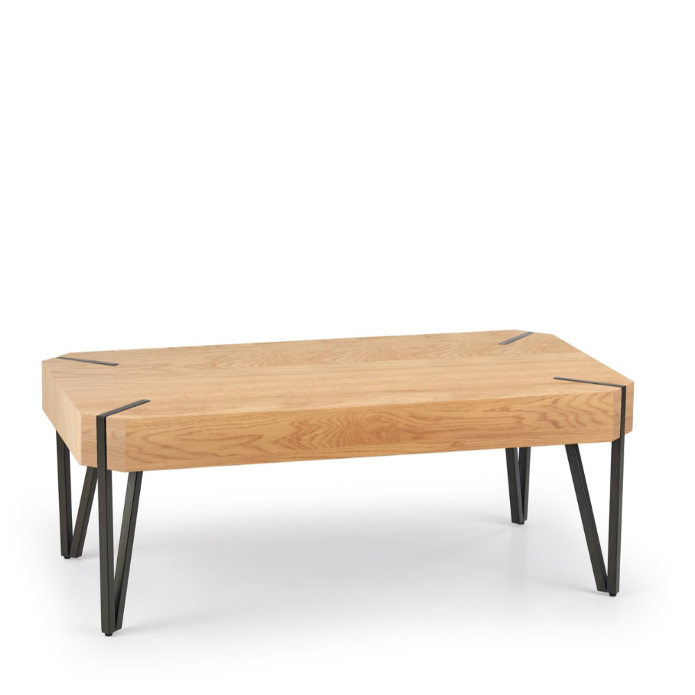 Kafijas galds Emis 110/60/42 cm zelts ozols - N1 Home