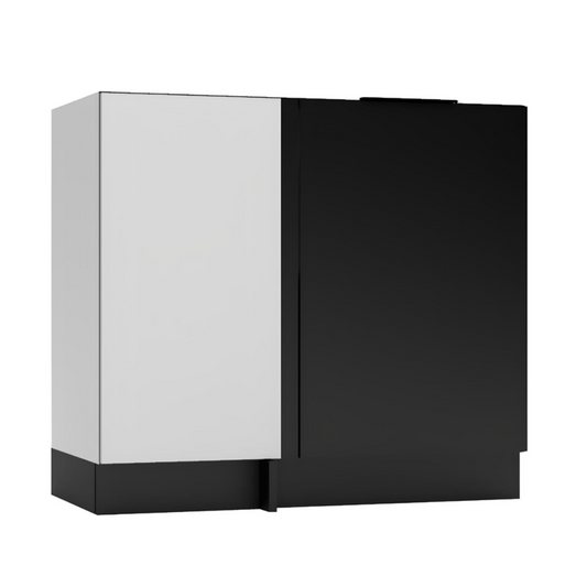 Virtuves zemāks skapis Aldo 100-60/44/60 cm melns - N1 Home