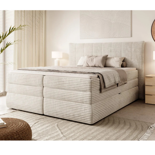 Gulta Amba 40/160/180 x 200 cm krēms - N1 Home