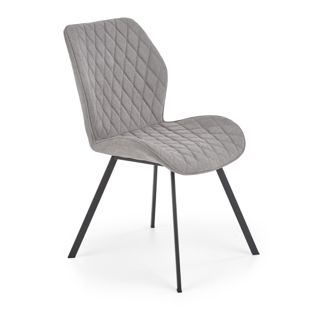 Krēsls Kubo 51/64/90/48 cm pelēks - N1 Home