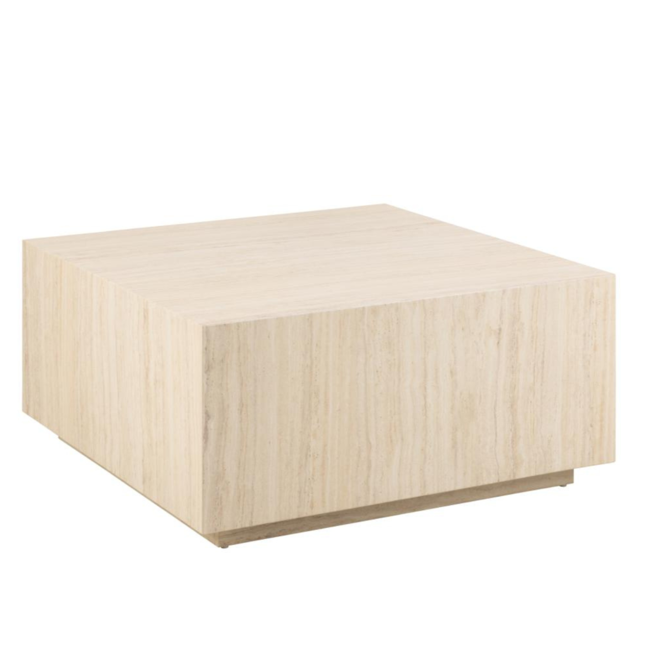 Kafijas galds Dia 90x90x42 cm travertīns - N1 Home