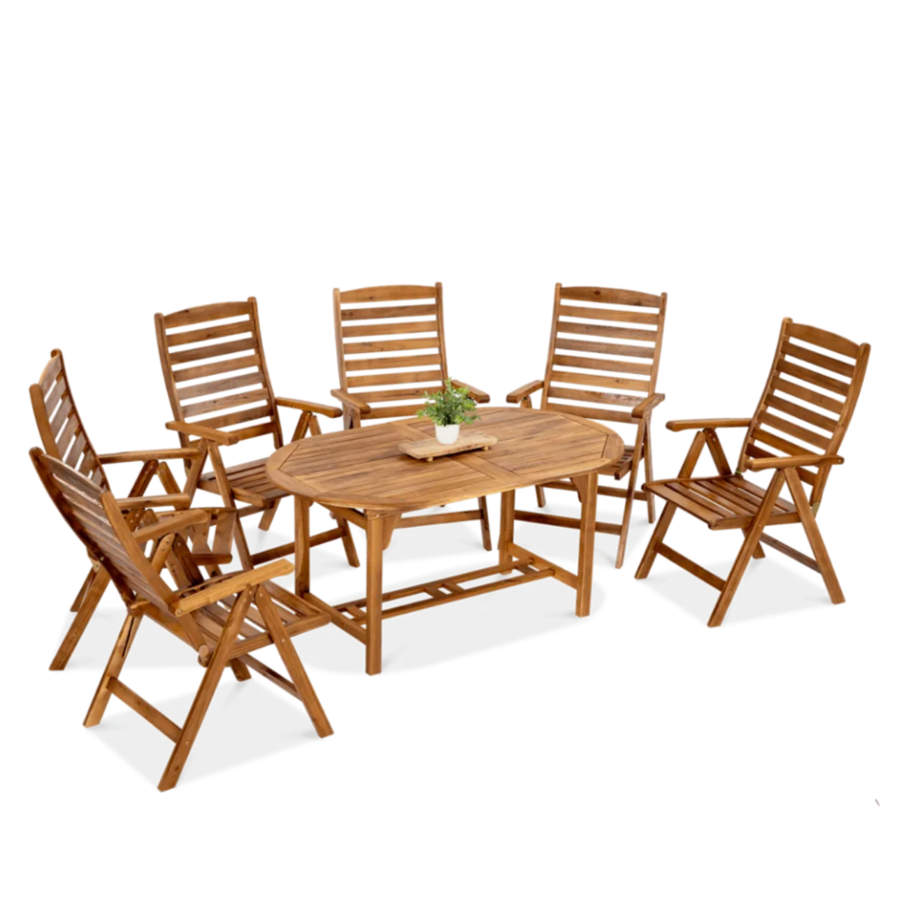 Koka dārza komplekts Akada Ovalle  akācija - N1 Home