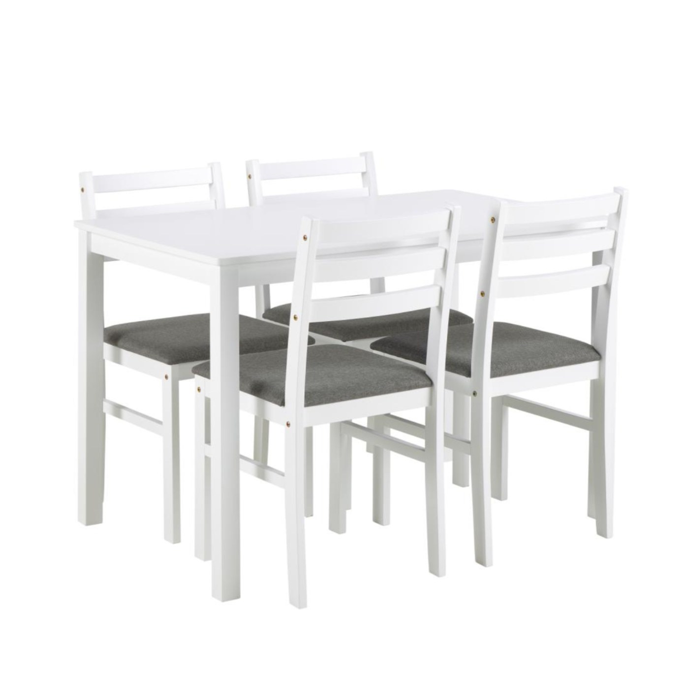 Galds un kresli Alica 110x70x74,5 cm balts - N1 Home