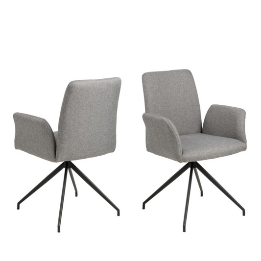 Krēsls Nay 59/59/88 cm gaiši pelēks - N1 Home