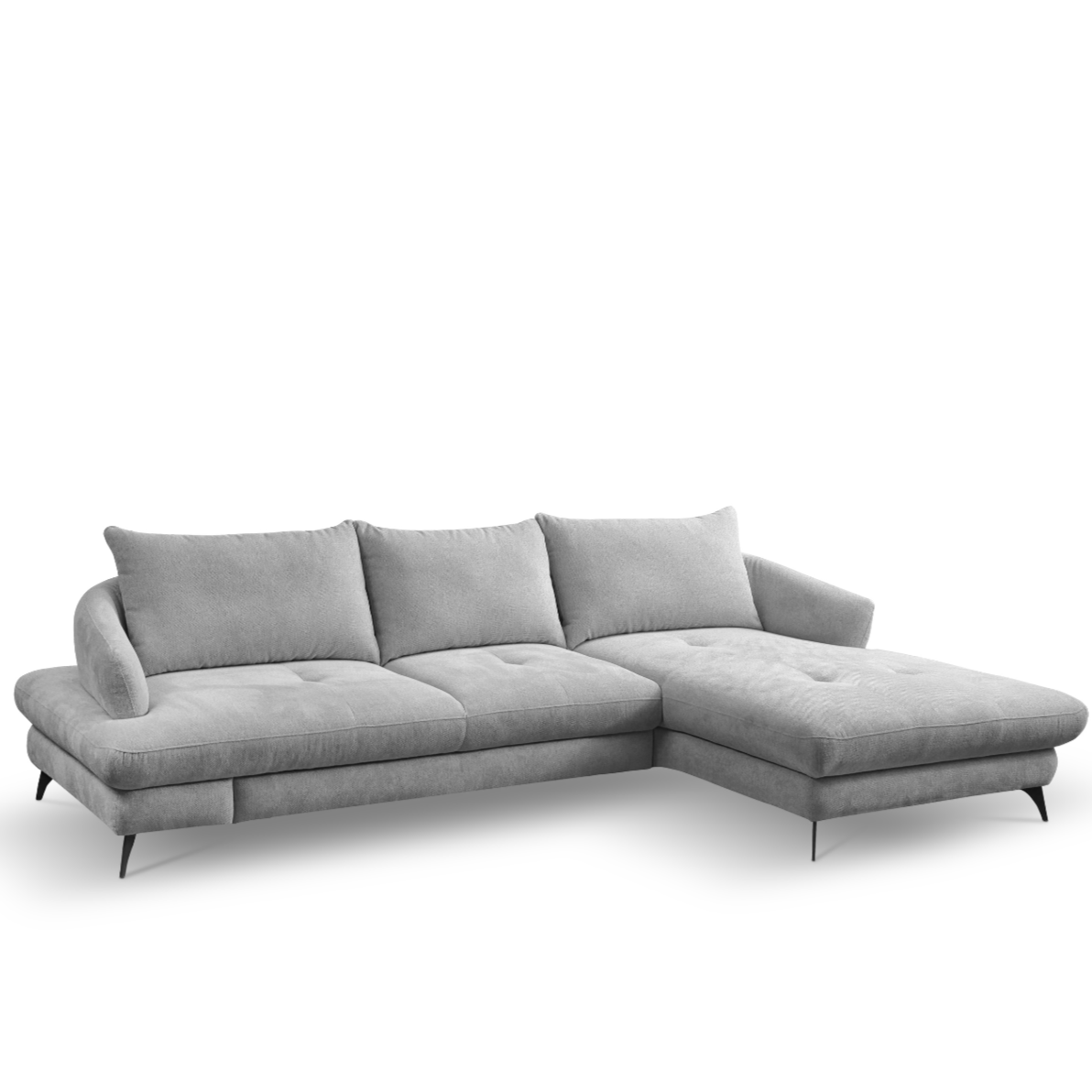 Dīvāns Futo 292/180/72 cm pelēks - N1 Home