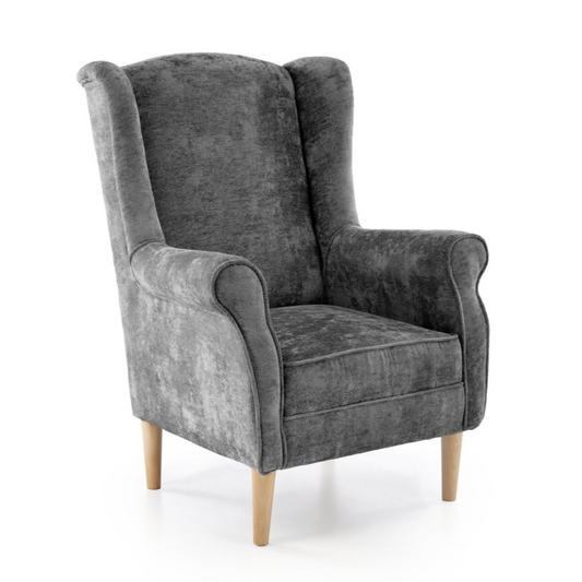 Krēsls Herme 80/80/110/46 cm pelēks - N1 Home