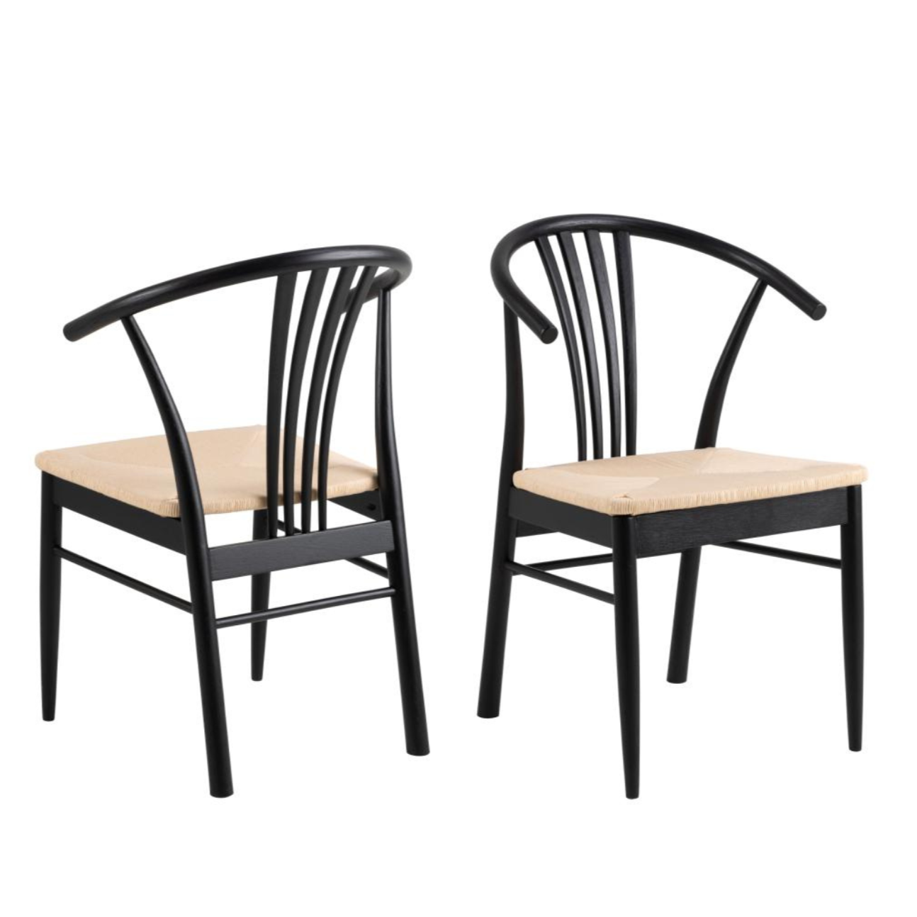 Krēsls Iyo 54/54/83 cm melns - N1 Home