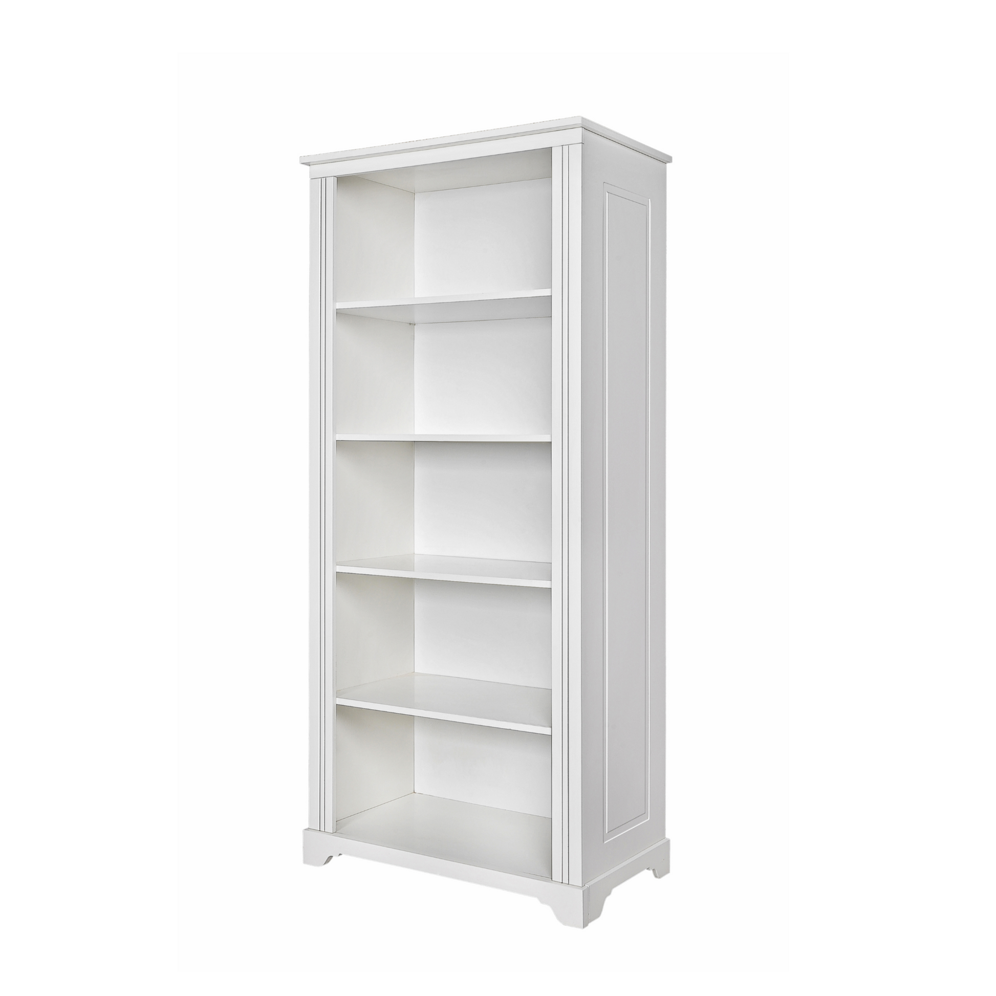 Grāmatu skapis Melia 180cm x 81cm x 48cm balts - N1 Home