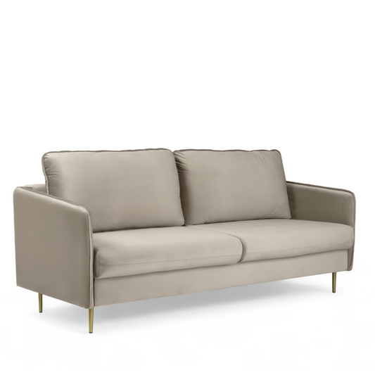 Dīvāns Tai 207/95/98 cm Velluto 3/zelts kājas - N1 Home
