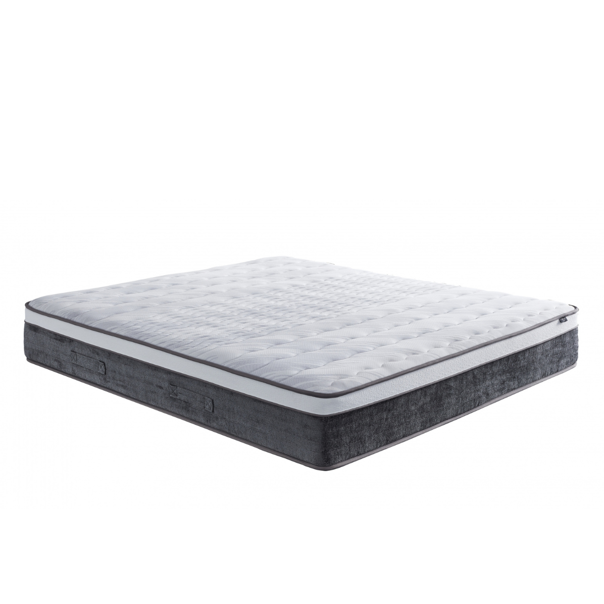 Matracis Caro 90;120;140;160;180/200 cm balts/grafīts - N1 Home