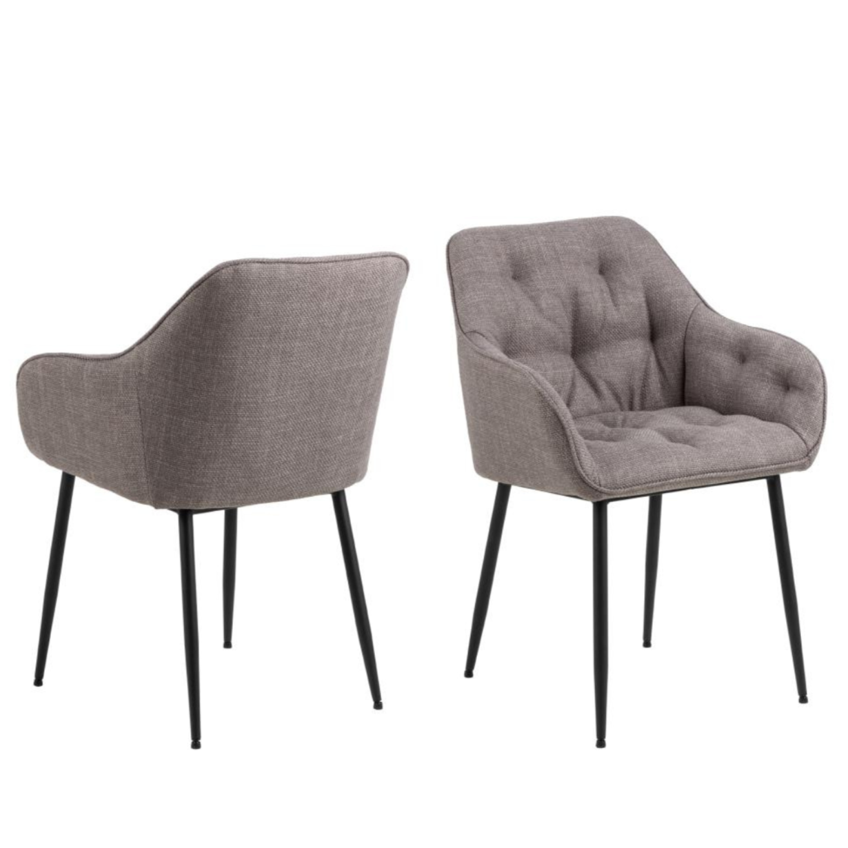 Krēsls Broo 58/55/83 cm gaiši pelēkbrūns - N1 Home