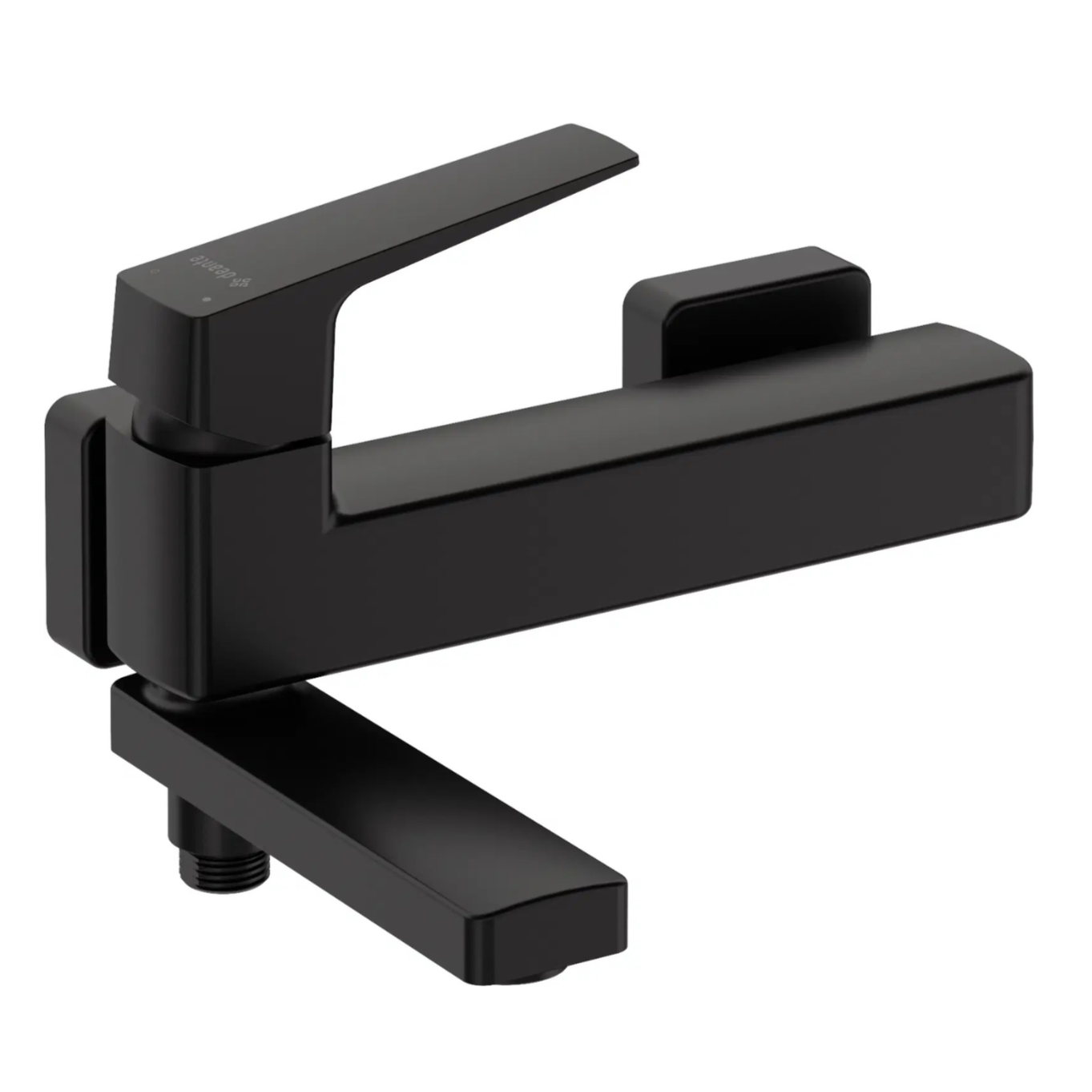 Vannas maisītājs Blu, piestiprināms pie sienas - salokāms snīpis, 19 cm, melns - N1 Home