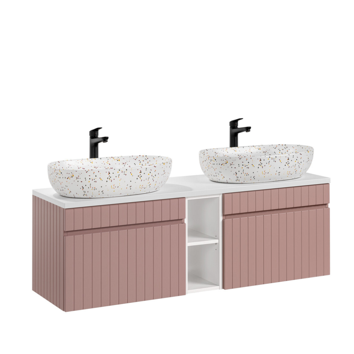 Vannas istabas mēbeļu komplekts Icon C 140 cm rozā - N1 Home