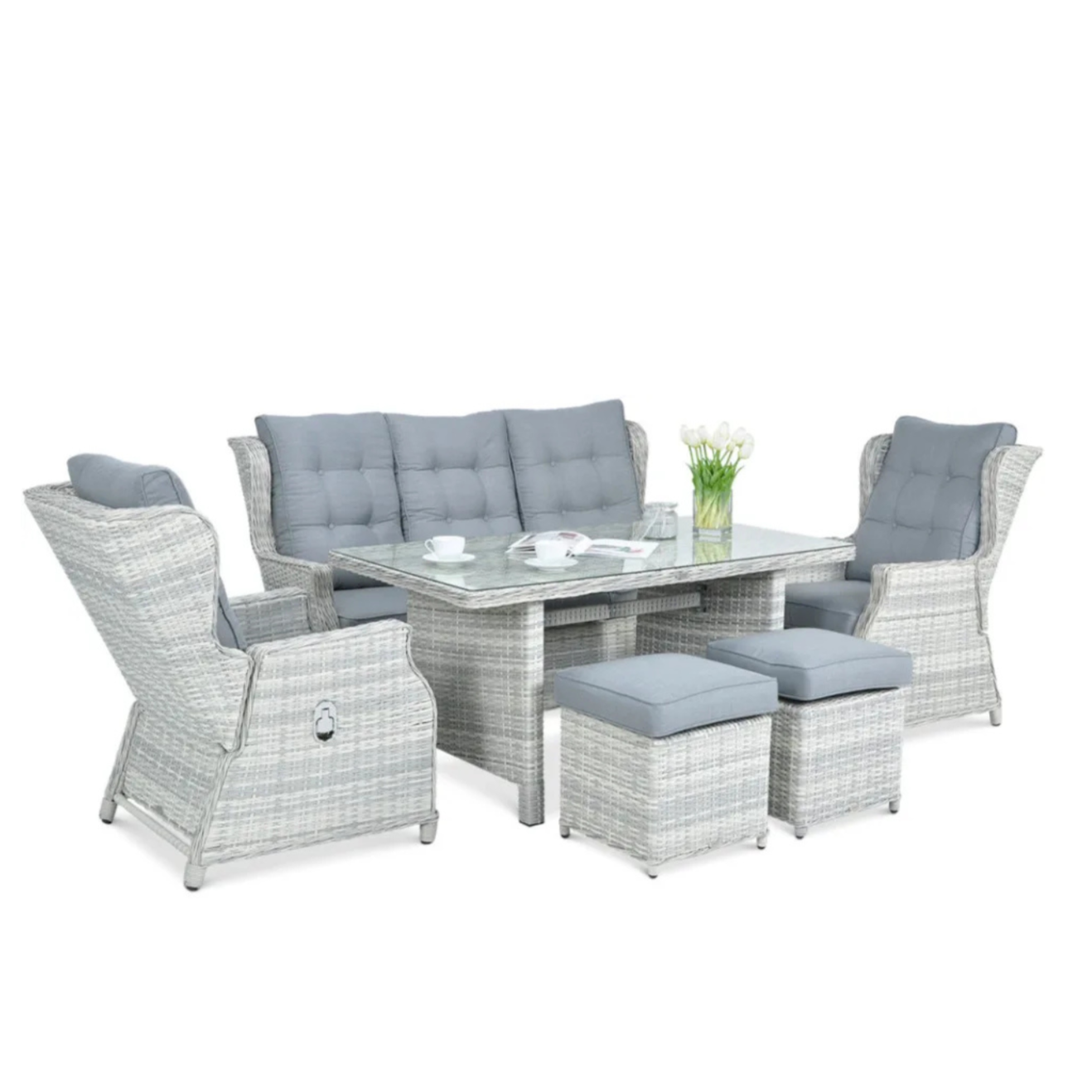 Dārza komplekts Balti Dins pelēks - N1 Home