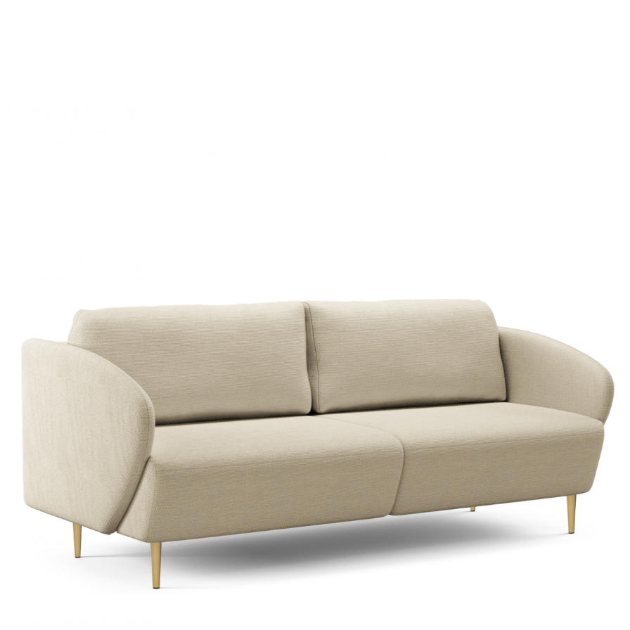 Dīvāns Nao 212/95/98 cm Magni 206.02/zelts kājas - N1 Home