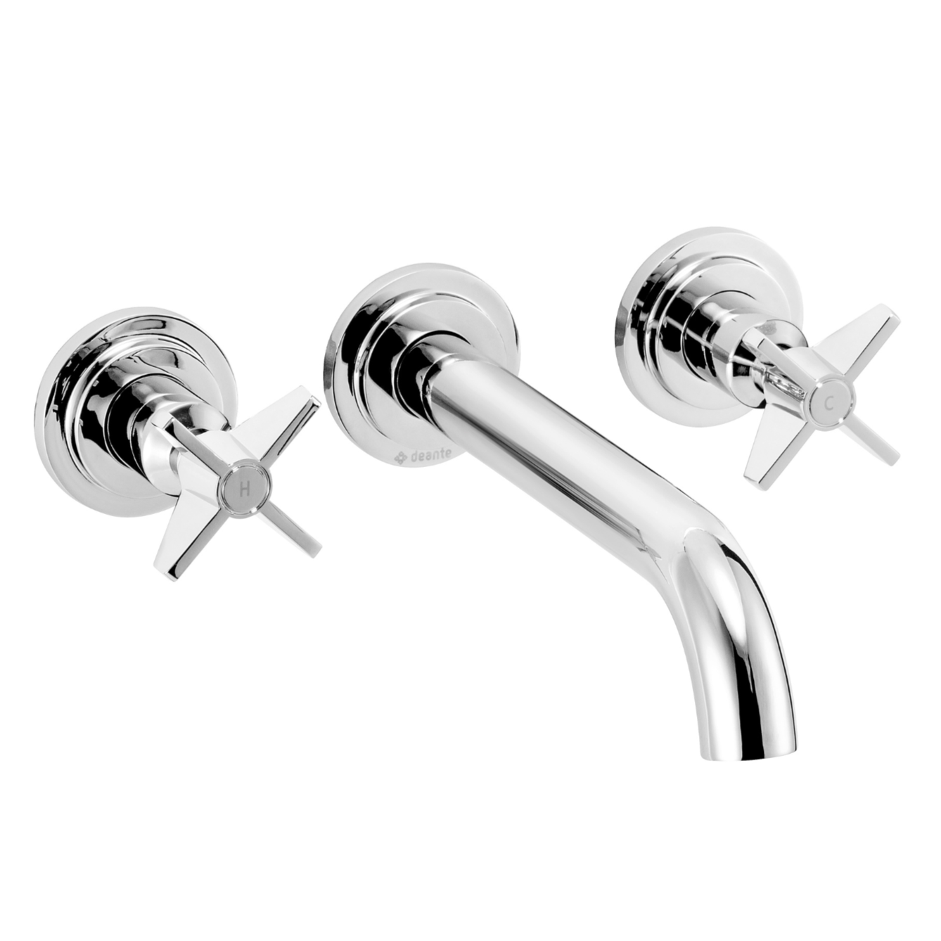 Iebūvēts izlietnes maisītājs Temisto 198 mm hroms - N1 Home