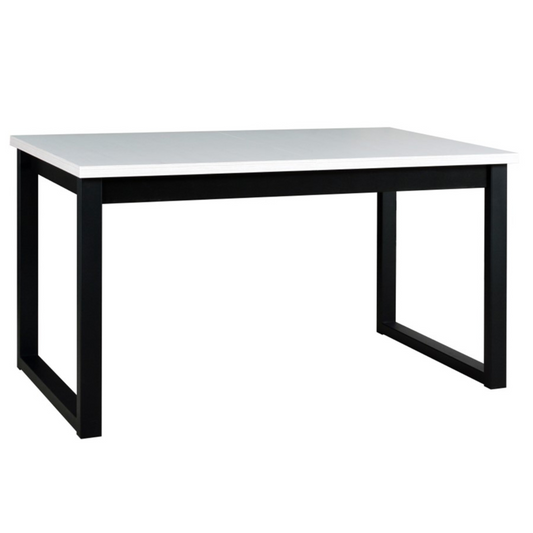 Galds Itama 140-180/80/79 cm melns/balts - N1 Home