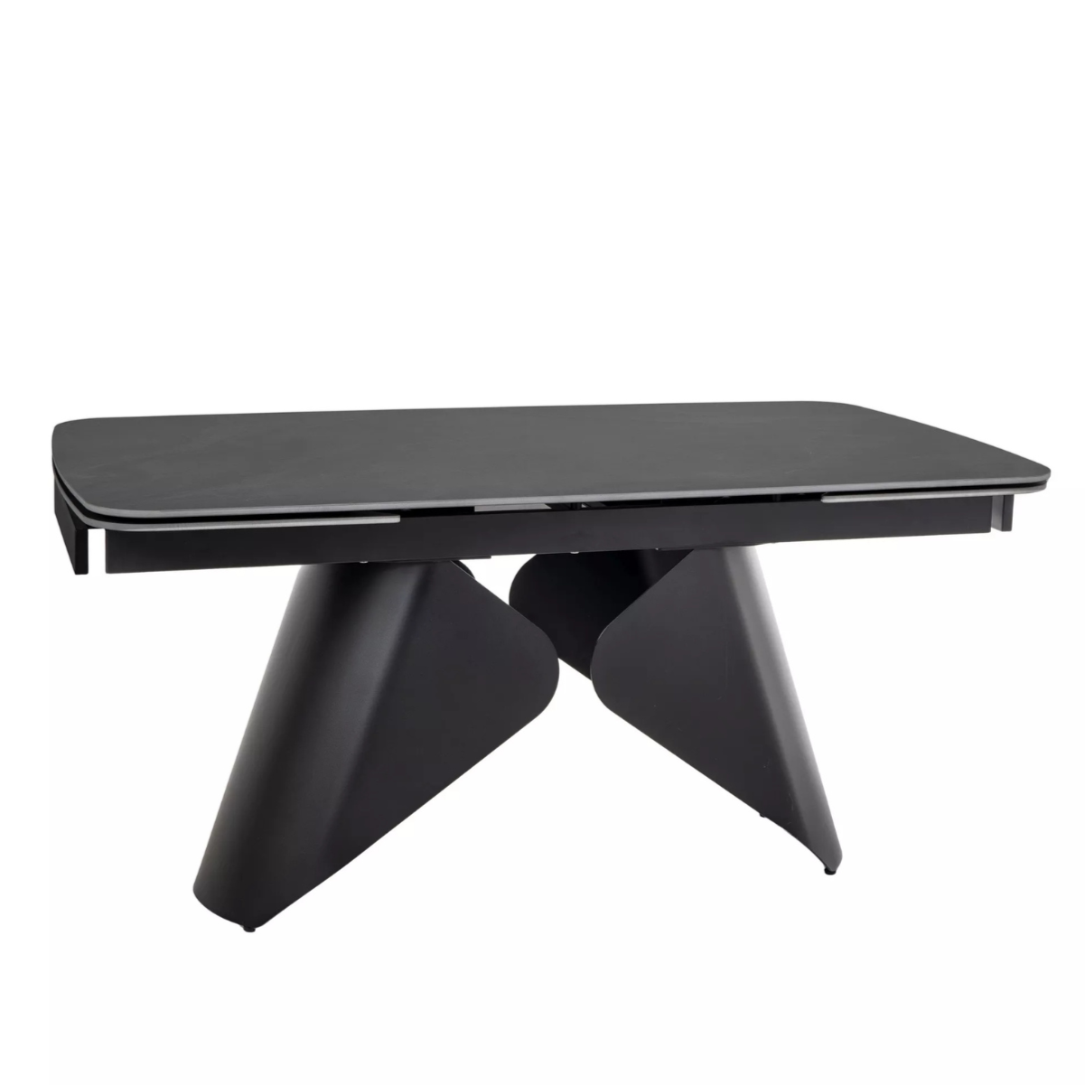 Galds Armon 75/90/160-240 cm melns/melns - N1 Home