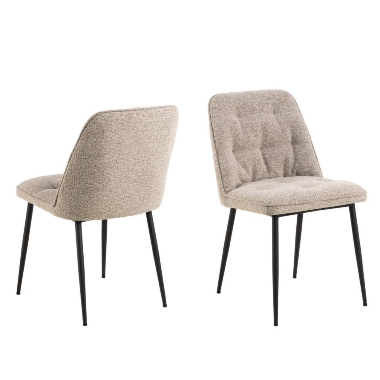 Krēsls Broo (2) 50/55/84 cm bēšs - N1 Home