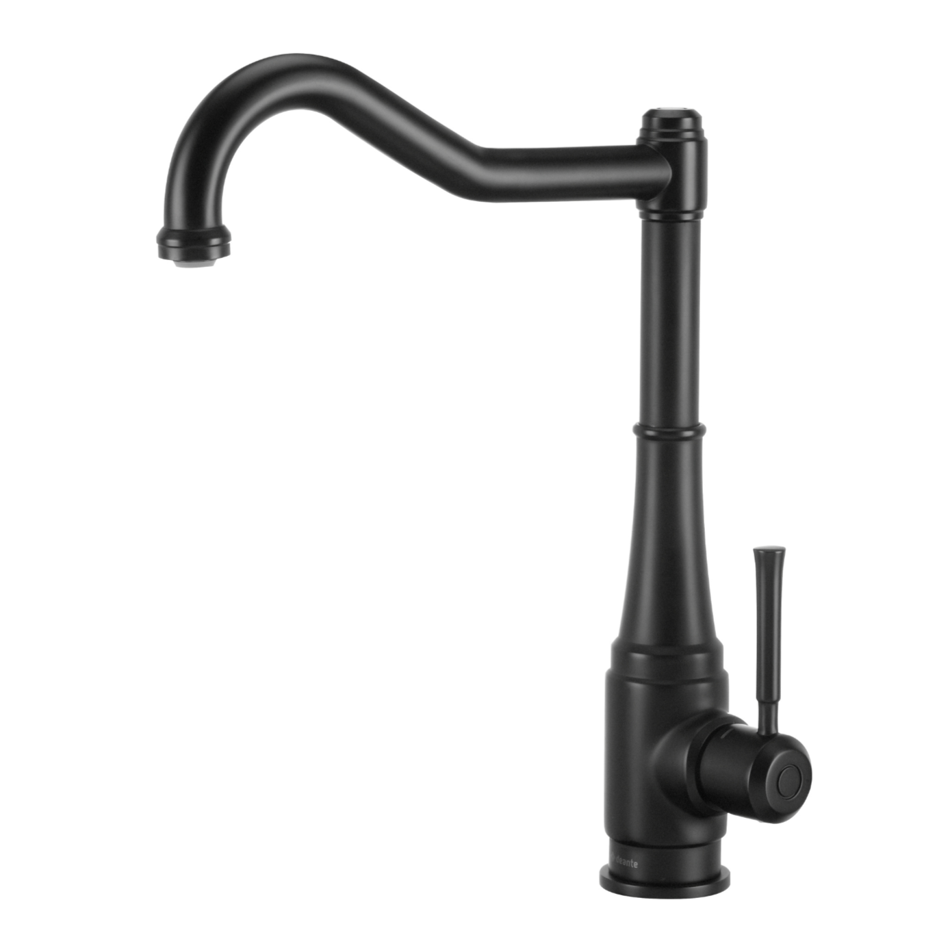 Virtuves jaucējkrāns ar taisnstūra snīpi Tamizo 333 mm nero - N1 Home