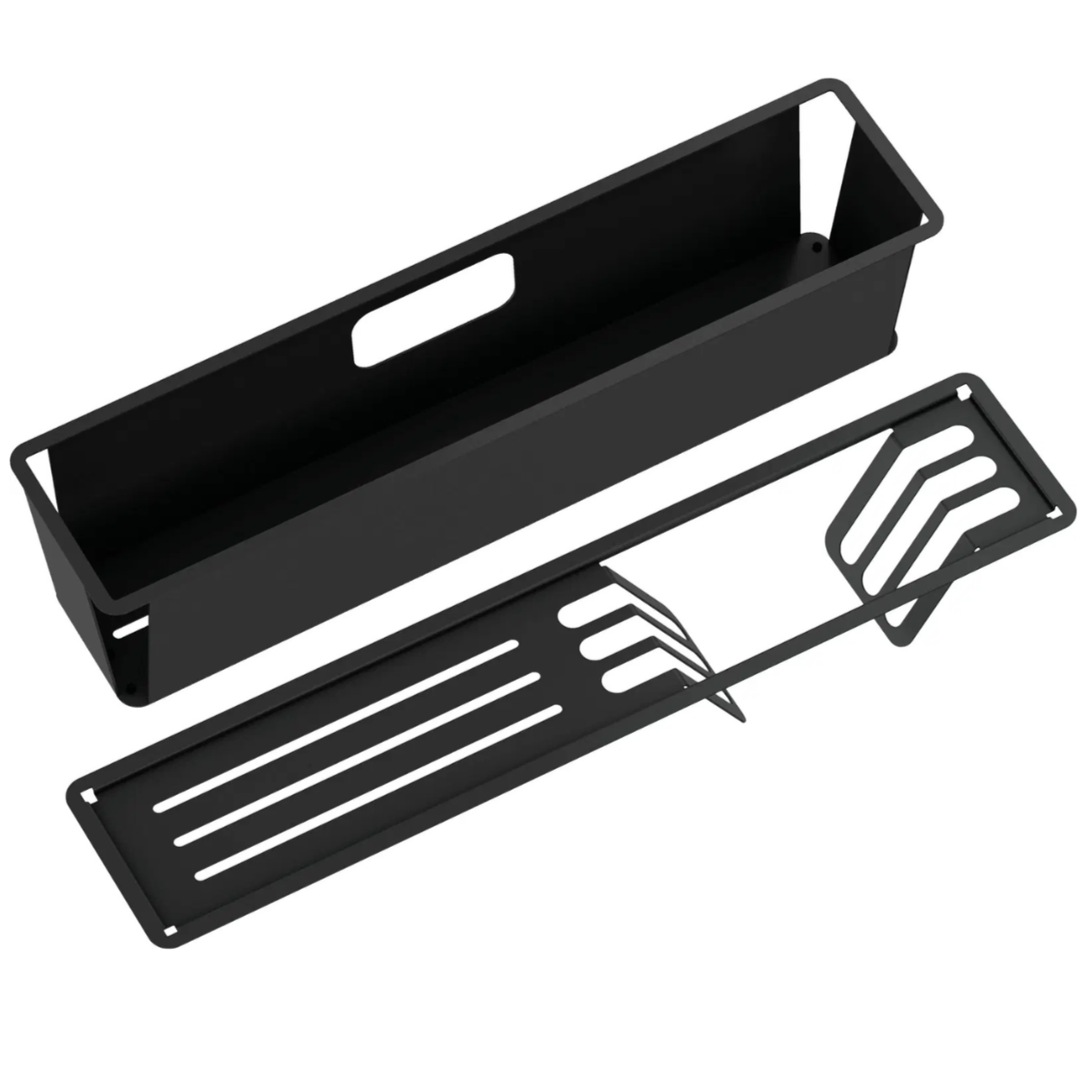 Piederumu komplekts izlietnei Mag, 45,8/9 cm, melns - N1 Home