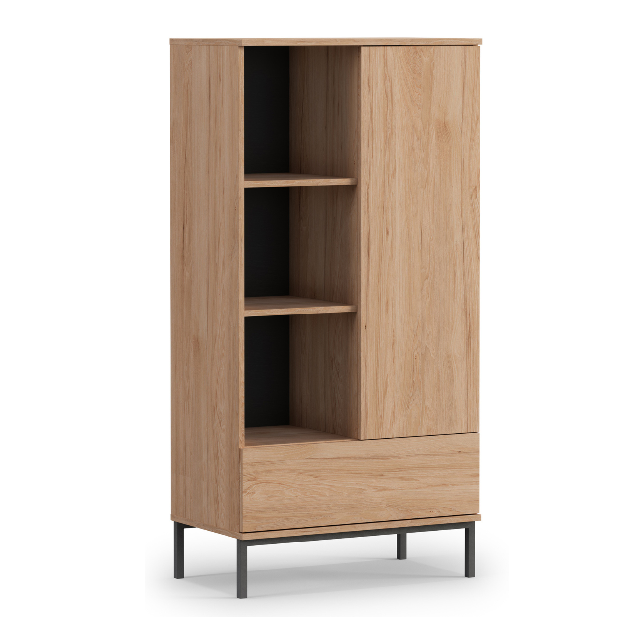 Skapis Polka 140/70/41 cm hikorijs