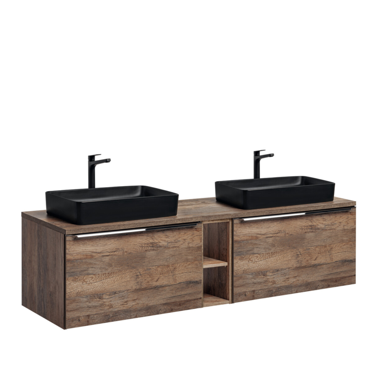 Vannas istabas mēbeļu komplekts Sant 180 cm vintaž ozols - N1 Home