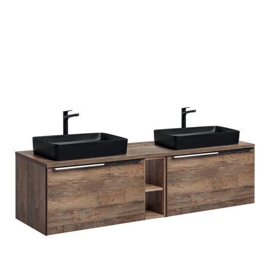 Vannas istabas mēbeļu komplekts Sant 180 cm vintaž ozols - N1 Home