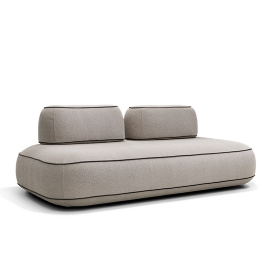 Dīvānd-krēsls Skew Trapezoid Befame 72/200/114 cm bēšs