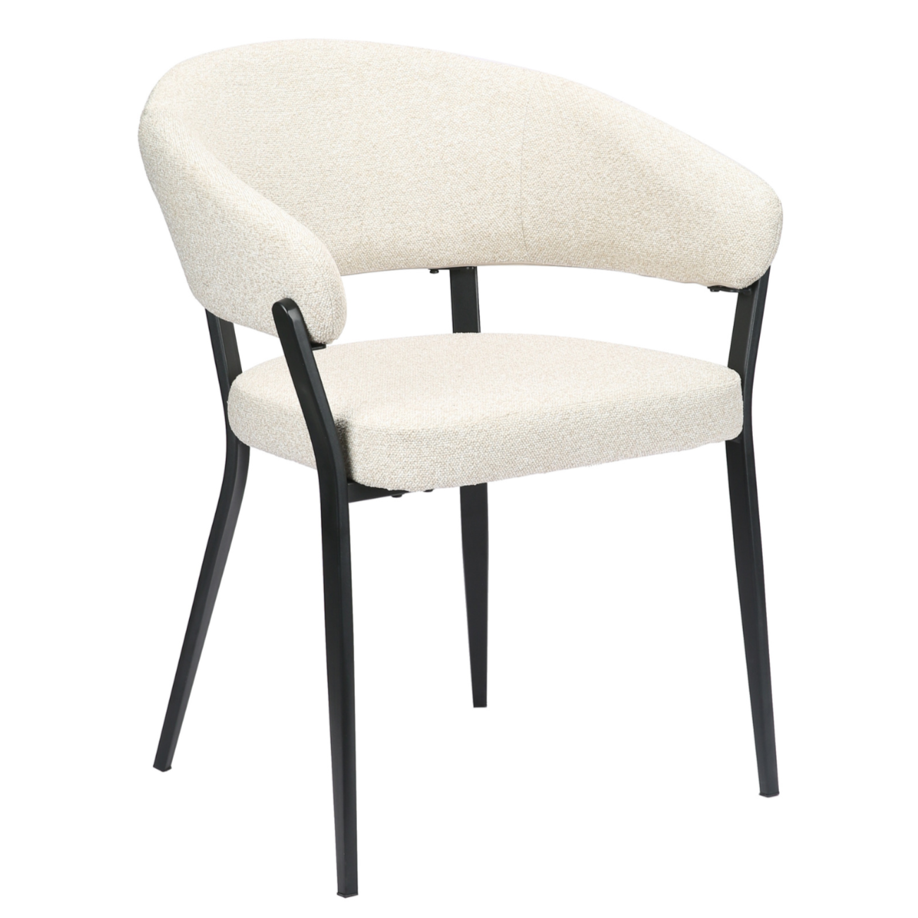 Krēsls Corals 76.5/59/57 cm bēšs bukle - N1 Home