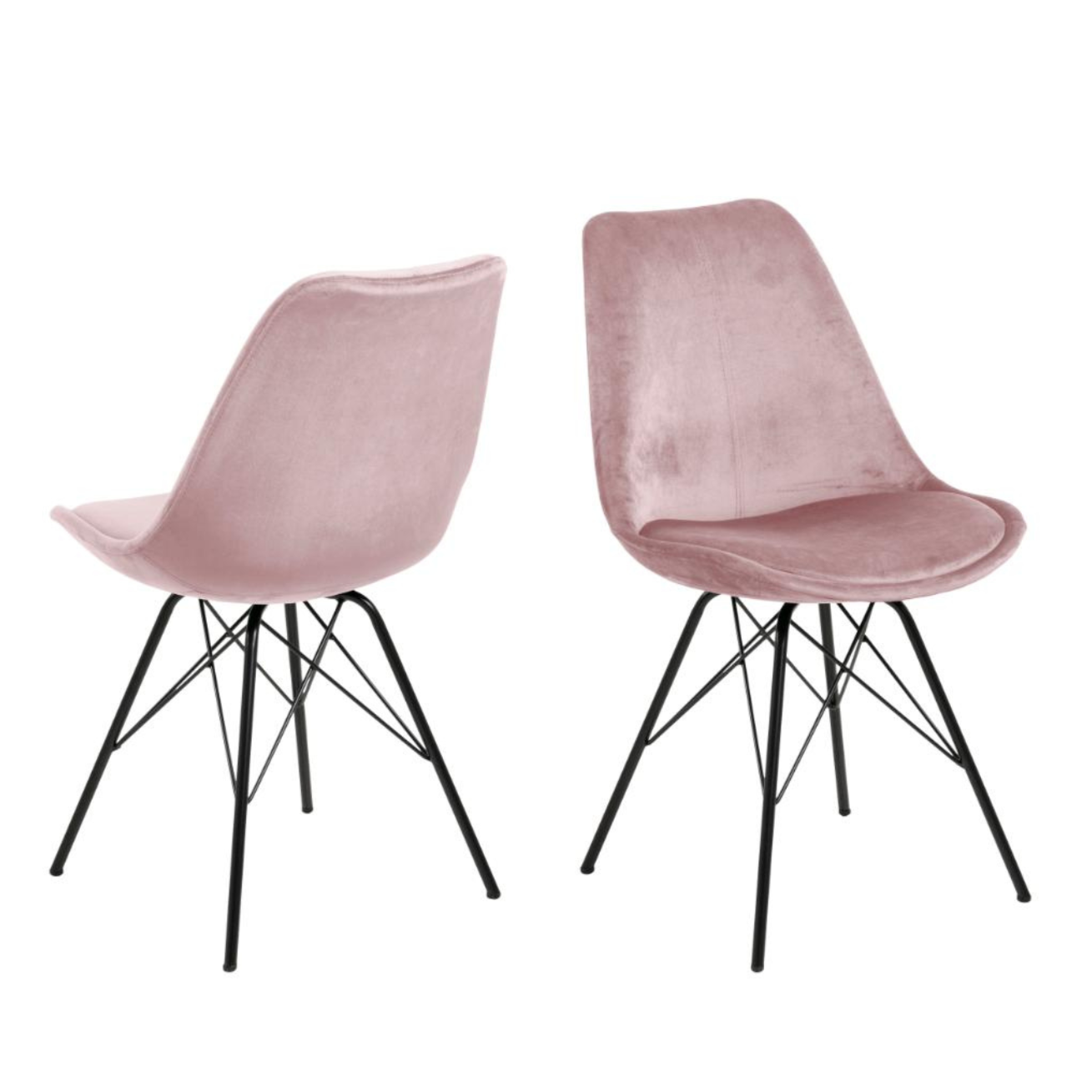 Krēsls Erkot 48/54/85 cm putekļainā roze - N1 Home