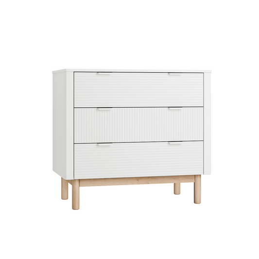 Kumode FOXY 90/100/52 cm balts - N1 Home