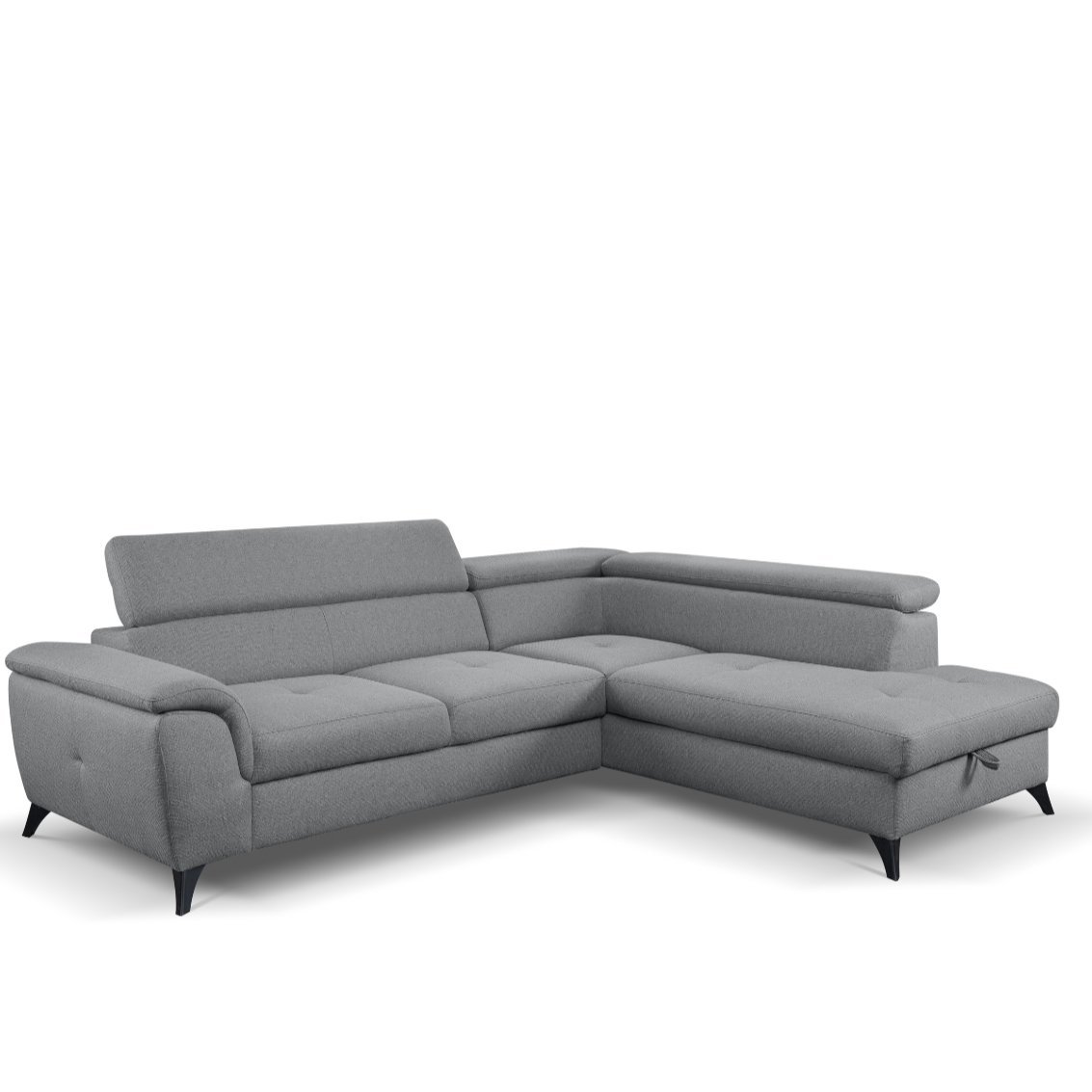 Dīvāns Alda 251/90/96 cm pelēks - N1 Home