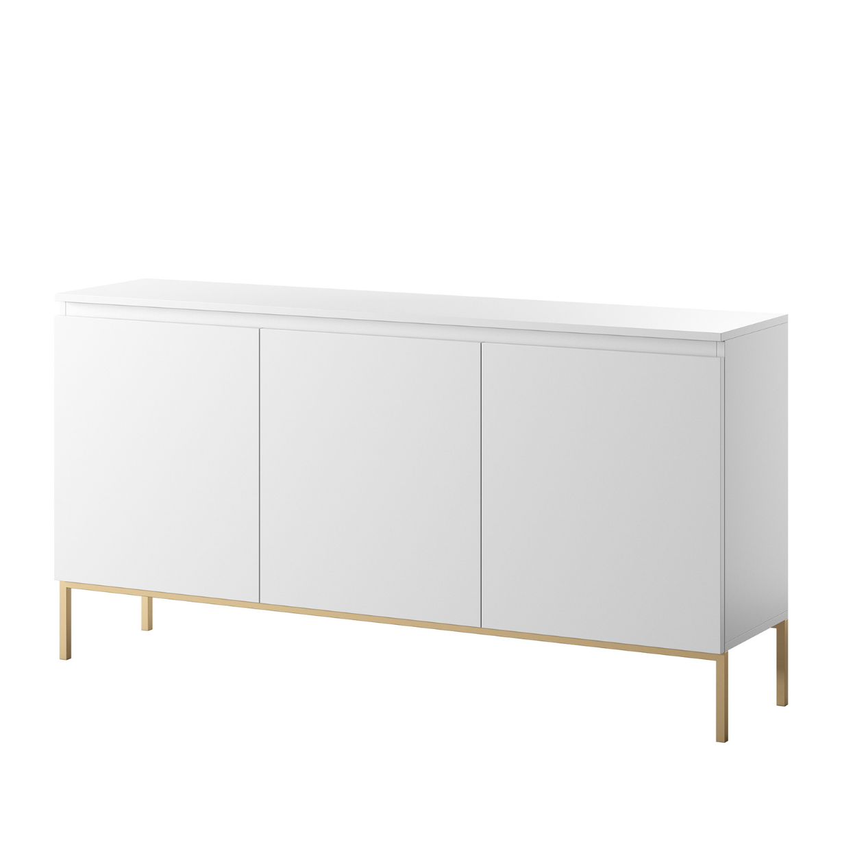 Kumode Bommo 150/77/35 cm balts/zelts - N1 Home