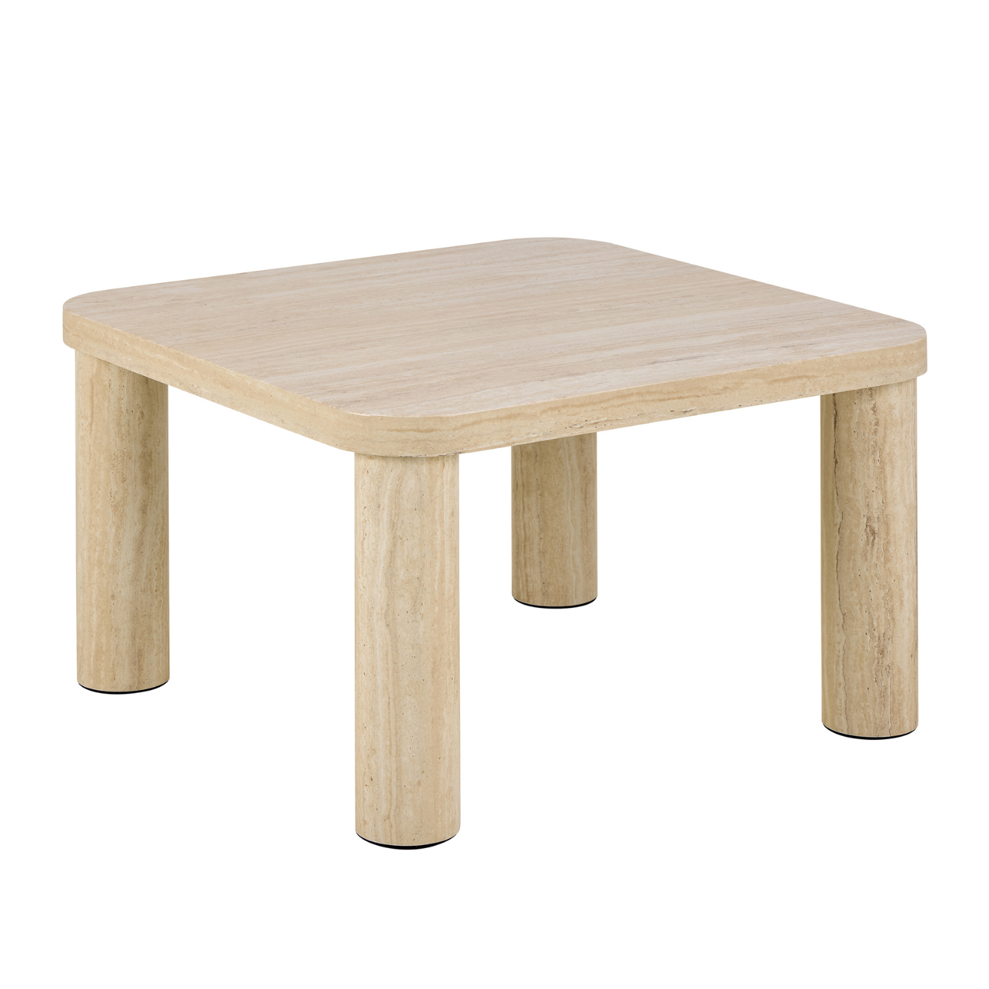 Kafijas galds Soretto 60/60/36 cm Travertīns - N1 Home