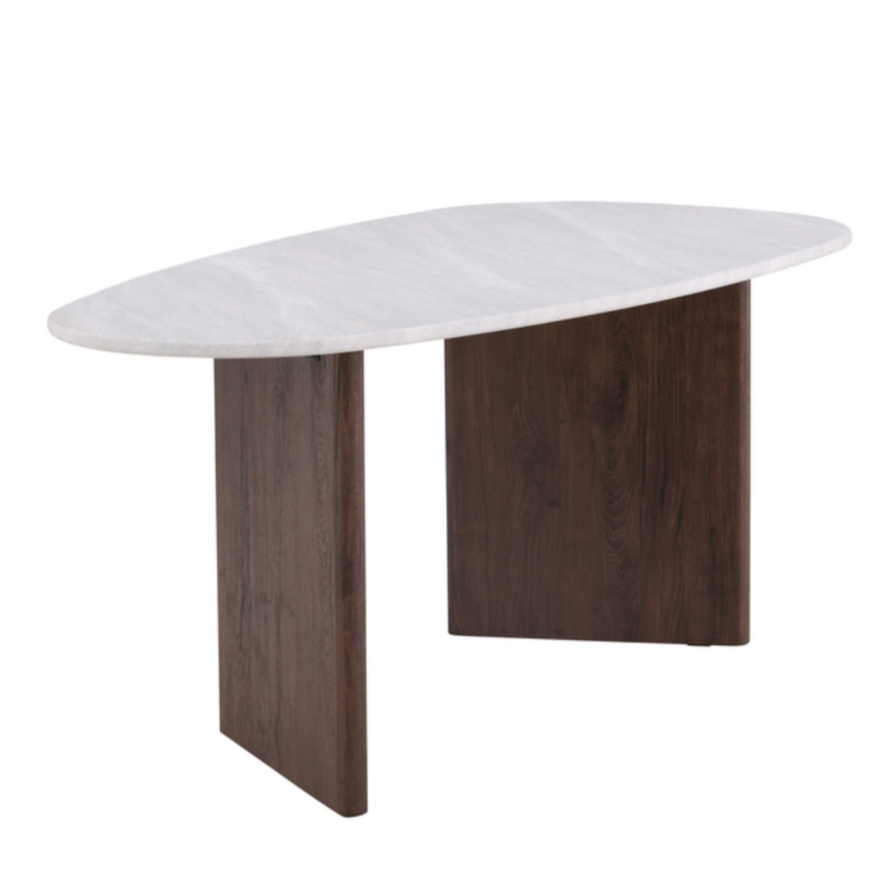 Galds 180/90/75 cm moka/off balts - N1 Home