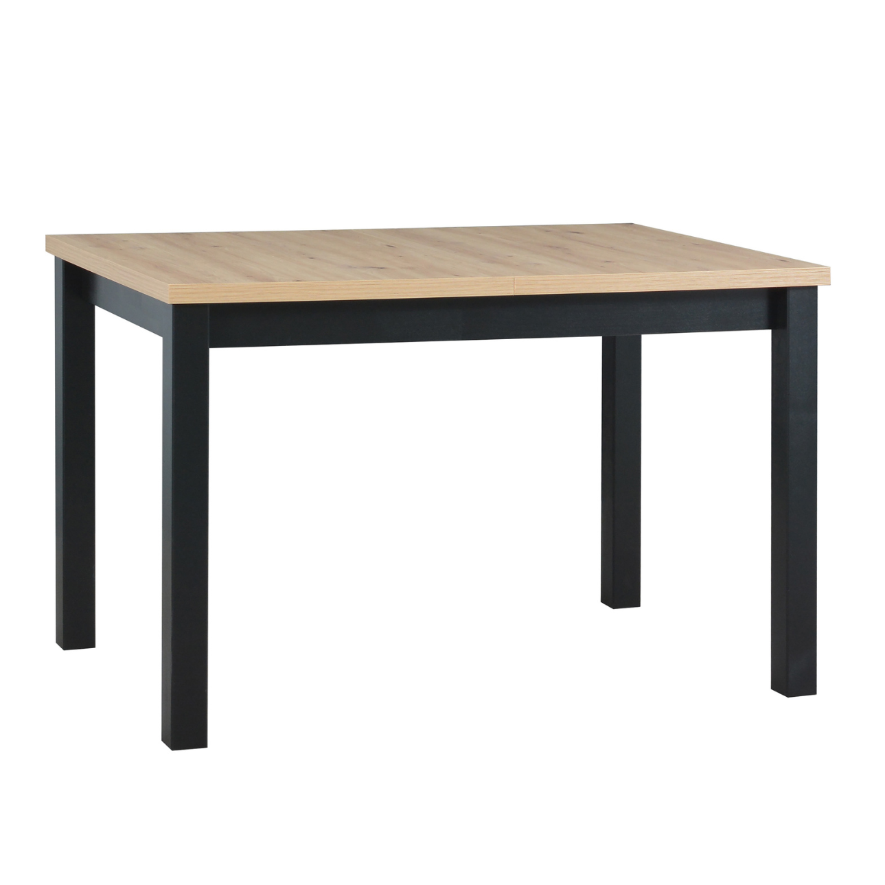 Galds Liri 120/78/80 cm Artizan ozols/melns - N1 Home