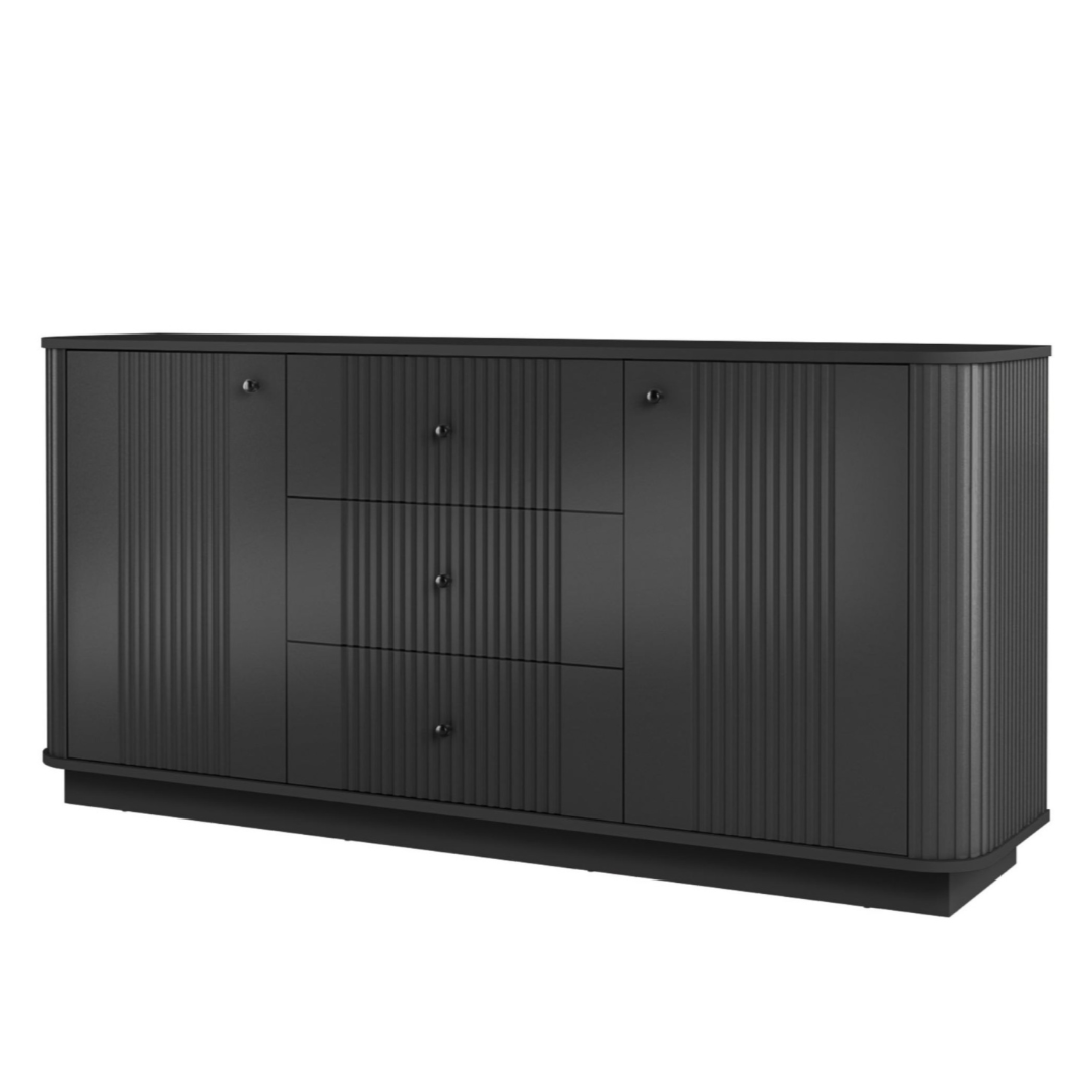 Kumode Vespa 160/77/38/ cm melns/melns - N1 Home