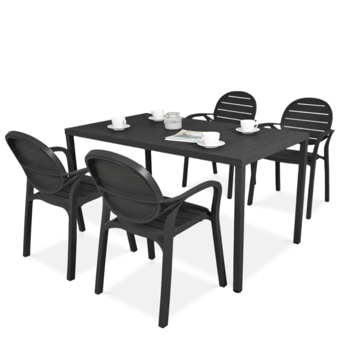 Dārza komplekts Narvi Palmy antracits - N1 Home