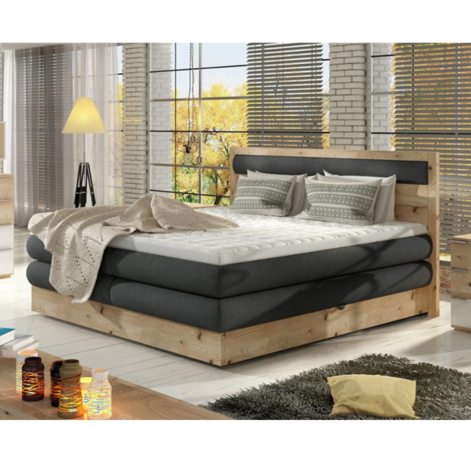 Gulta Dio 140/160/180 x200 cm pelēks - N1 Home