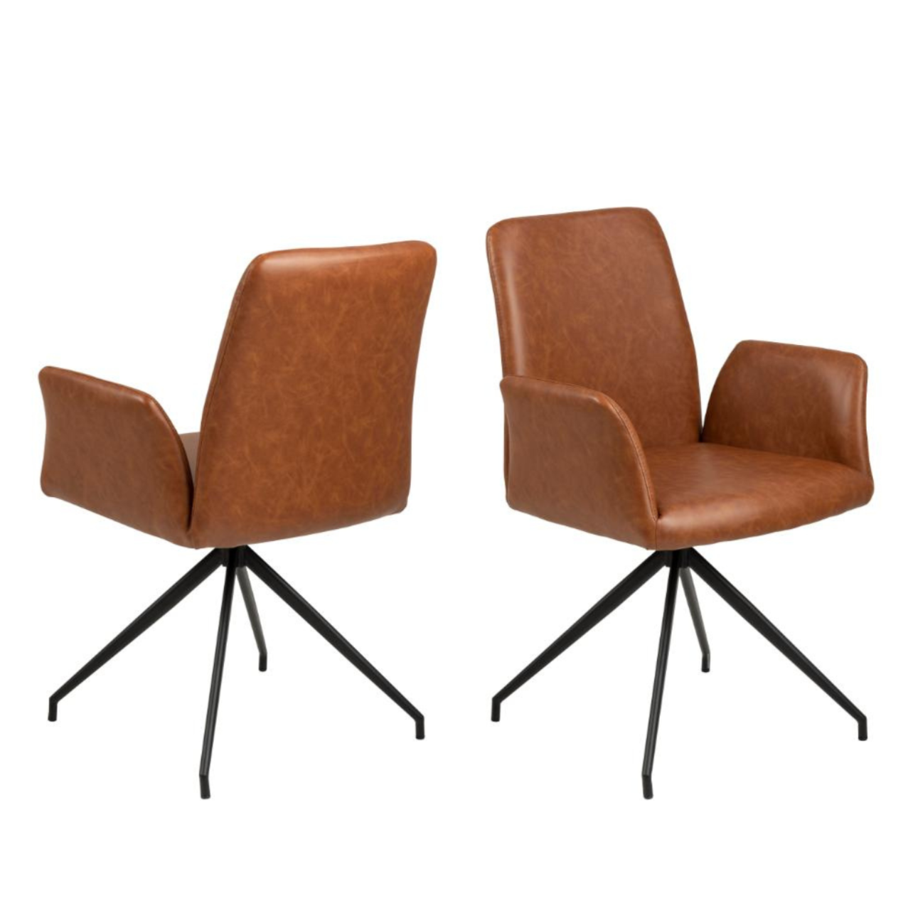 Krēsls Nay 59/59/88 cm retro brendijs - N1 Home