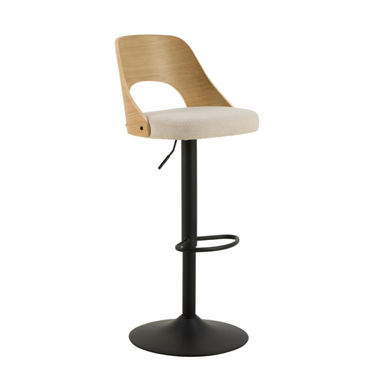 Bāra krēsls Luc 47/50/113 cm bēšs ozols - N1 Home