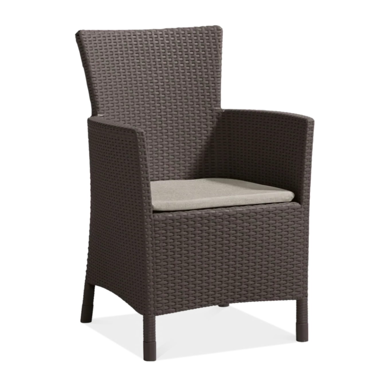 Dārza krēsls Foko Jova 62/60/89 cm brūns - N1 Home