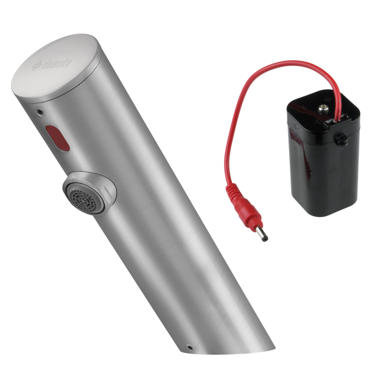 Izlietnes jaucējkrāns, bezkontakta, bez temperatūras regulēšanas - 4xAA Sense 205 mm matēts tērauds - N1 Home