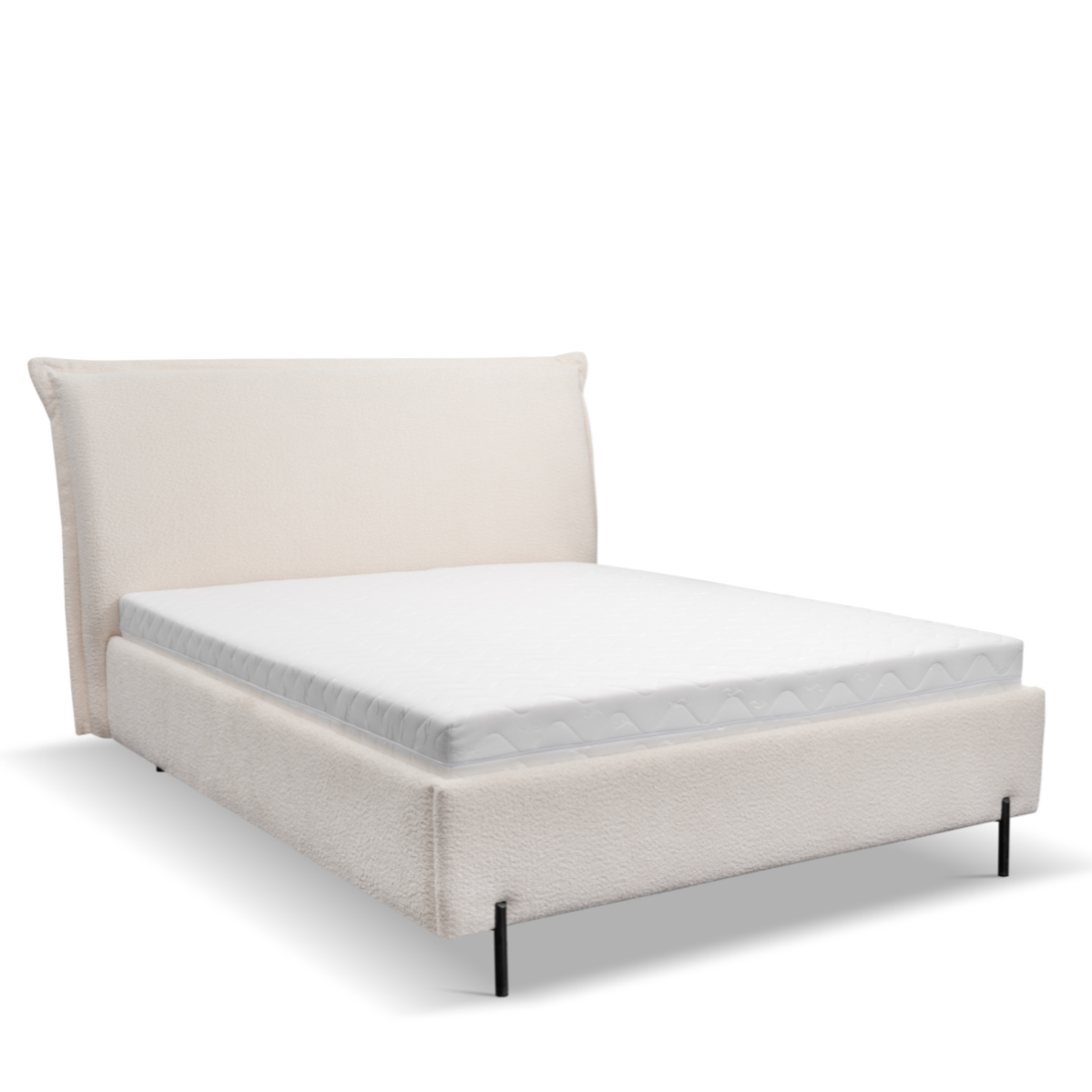 Gulta Ferria 140/160/180x200 cm krēms - N1 Home